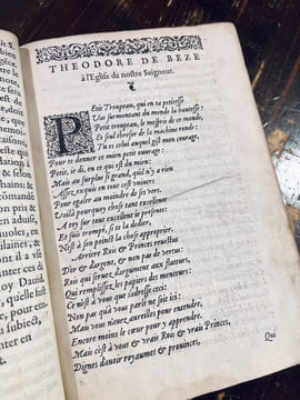 Les Pseaumes mis en ryme françoise.. MAROT Clément; BEZE Théodore de: