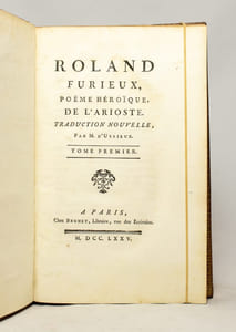 Roland furieux, poème héroïque de l'Arioste.