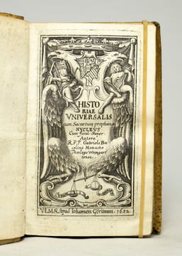 Historiae universalis cum sacrae tum prophanae nucleus.. BUCELINO Gabriel: