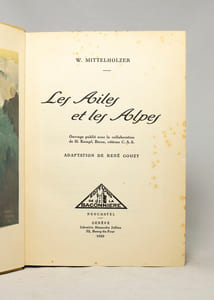 Les ailes et les Alpes.