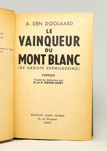Le vainqueur du Mont Blanc (De Groote Verwildering).