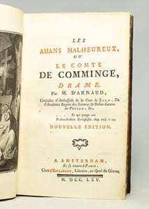 Les amans malheureux ou le comte de Comminge, drame.