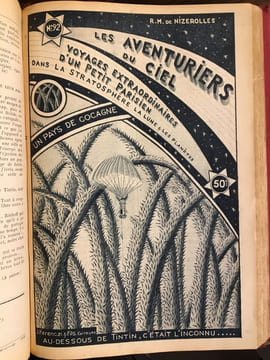 Les Aventuriers du ciel. Voyages extraordinaires d'un petit parisien dans la stratosphère, la Lune et les planètes.. NIZEROLLES René Marcel de ...