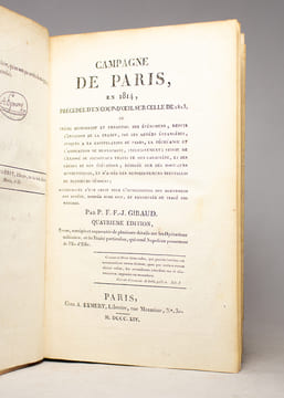Campagne de Paris en 1814, précédée d'un coup-d'oeil sur celle de 1813... [relié avec] Relation anglaise de la bataille de Waterloo ou du mont ...