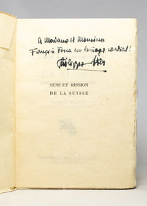 Sens et mission de la Suisse.