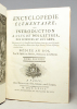 Encyclopédie élémentaire, ou introduction à l'étude des lettres, des sciences et des arts.. PETITY, Jean-Raymond abbé de: