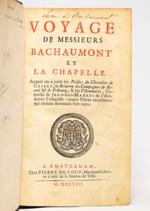 Voyage de messieurs Bachaumont et La Chapelle.