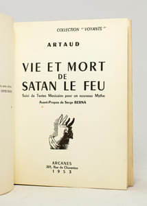Vie et mort de Satan le feu suivi de textes mexicains pour un nouveau mythe.