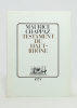 Testament du Haut-Rhône.. CHAPPAZ Maurice: