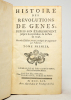 Histoire des révolutions de Gênes depuis son établissement jusqu'à la conclusion de la Paix de 1748.. [BREQUIGNY Louis-Georges de]: