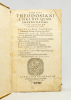 Codicis theodosiani libri XVI quam emndatissimi, cum aniani interpretationibus.... [THEODOSE II]: