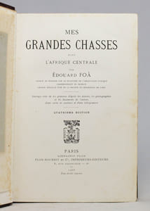 Mes grandes chasses dans l'Afrique centrale.