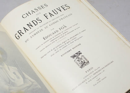 Chasses aux Grands Fauves dans l'Afrique centrale.