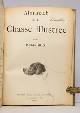Almanach encyclopédique de la chasse illustrée. [1903-1909].. [ALMANACH DE LA CHASSE]: