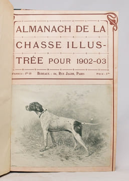 Almanach encyclopédique de la chasse illustrée. [1895-1903].. [ALMANACH DE LA CHASSE]:
