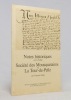 Notes historiques sur la noble société des mousquetaires de la Tour de Peilz. Revues et complétées en 1922 par Emile Gétaz et en 1974 par Arnold ...