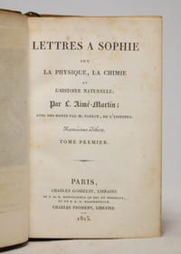 Lettre à Sophie sur la physique, la chimie et l'histoire naturelle.