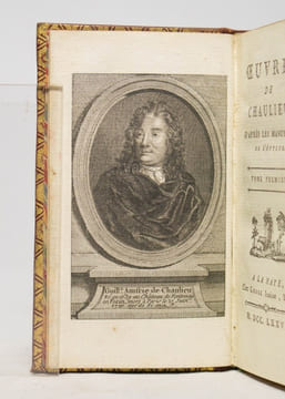 Oeuvres de Chaulieu, d'après les manuscrits de l'auteur.. CHAULIEU Guillaume Amfrye de:
