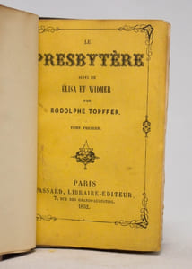 Le presbytère suivi de Elisa et Widmer.