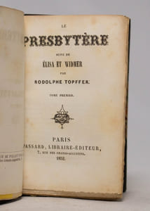 Le presbytère suivi de Elisa et Widmer.