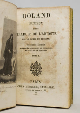 Roland furieux. Poème traduit de l'Arioste par le comte de Tressan.. ARIOSTO Ludovico dit L'Arioste:
