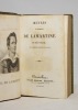 Oeuvres d'Alphonse de Lamartine. Un seul volume, avec un portrait gravé sur acier. [suivi de] Harmonies poétiques et religieuses, par A. de ...