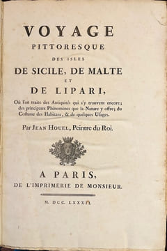 Voyage pittoresque des isles de Sicile, de Malte et de Lipari: où l'on traite des antiquités qui s'y trouvent encore, des principaux phénomènes que la ...