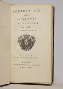 Conjuration des espagnols contre Venise, en 1618.