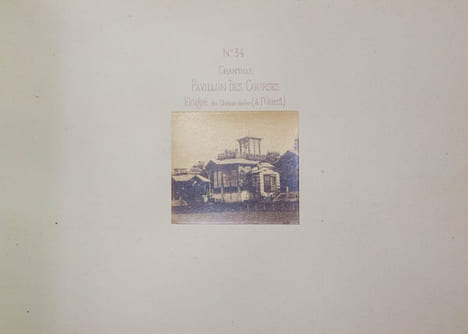Chemin de fer du Nord. Ligne de Paris à Compiègne par Chantilly. Petites vues photographiques.. BALDUS Édouard: