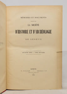 Documents pour servir à l’histoire des relations diplomatiques de Louis XIV avec la République de Genève : Correspondance de Roland Dupré, second résident de France à Genève, 1680-1688.