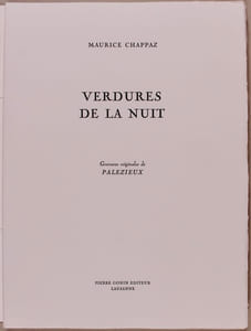 Verdures de la nuit.