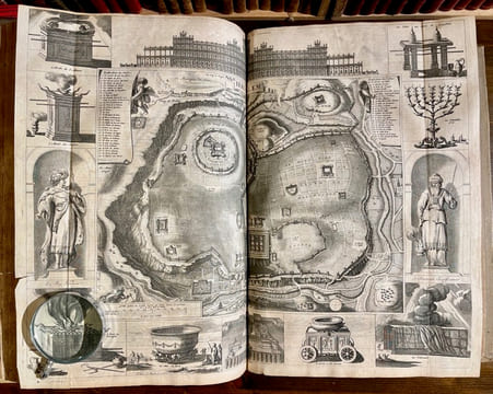 La sainte Bible, qui contient le Vieux et le Nouveau Testament : édition nouvelle, faite sur la version de Genève, reveuë et corrigée, enrichie, outre ...