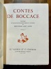 Contes de Boccace. Illustrés de quarante-cinq eaux-fortes en couleurs de Berthommé Saint André.. BOCCACE Jean; BOCCACIO Giovanni: