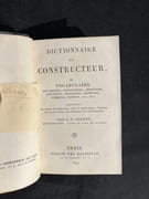 Dictionnaire du constructeur, ou vocabulaire des maçons, charpentiers, serruriers, couvreurs, marbriers, fumistes, peintre, etc. par PERNOT L.-TH: - Image 2