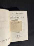 Dictionnaire du constructeur, ou vocabulaire des maçons, charpentiers, serruriers, couvreurs, marbriers, fumistes, peintre, etc. par PERNOT L.-TH: - Image 3