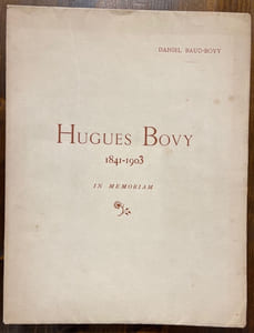 Hugues Bovy 1841-1903. In memoriam.