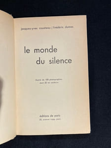 Le monde du silence.