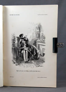 Oeuvres choisies de Gavarni. Revues, corrigées et nouvellement classées par l’Auteur. Etudes de moeurs contemporaines. La vie de jeune homme. Les débardeurs. Avec des notice en tête de chaque série.