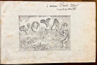 Voyage de 1839. Milan, Côme, Splugen.