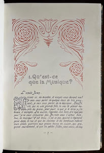 La belle musique. Entretiens pour les enfants calligraphiés et ornés par l'auteur. Illustrés par André Devambez.
