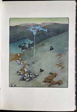 La belle musique. Entretiens pour les enfants calligraphiés et ornés par l'auteur. Illustrés par André Devambez.. UDINE Jean d':