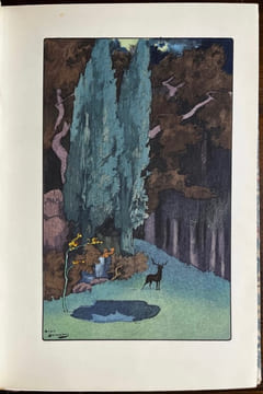 La belle musique. Entretiens pour les enfants calligraphiés et ornés par l'auteur. Illustrés par André Devambez.. UDINE Jean d':