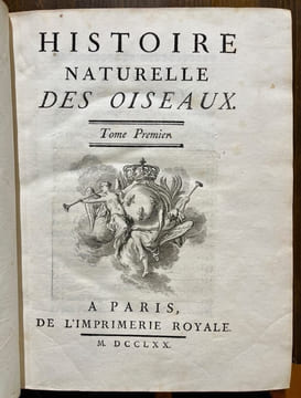 Histoire naturelle des oiseaux.. BUFFON, Georges Louis Marie Leclerc, Comte de; GUÉNEAU de MONTBEILLARD Philippe; BEXON Gabriel, abbé: