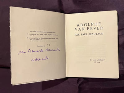 Adolphe Van Bever.