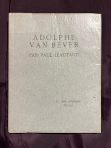 Adolphe Van Bever.