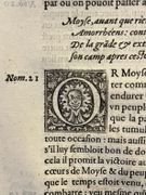 Histoire de Fl. Iosephe sacrificateur Hebrieu, de La guerre, destruction & captivité des Iuifs. Un Traité du martyre des Machabées. La vie de l’Auteur, escrite par luy-mesme. Le tout traduit nouvellement en François par François Bourgoing. Avec Indice des chapitres & principales matières. par JOSÈPHE Flavius: - Image 5