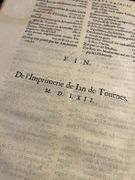 Histoire de Fl. Iosephe sacrificateur Hebrieu, de La guerre, destruction & captivité des Iuifs. Un Traité du martyre des Machabées. La vie de l’Auteur, escrite par luy-mesme. Le tout traduit nouvellement en François par François Bourgoing. Avec Indice des chapitres & principales matières. par JOSÈPHE Flavius: - Image 8