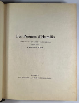 Les poèmes d'Humilis.. NOUVEAU Germain: