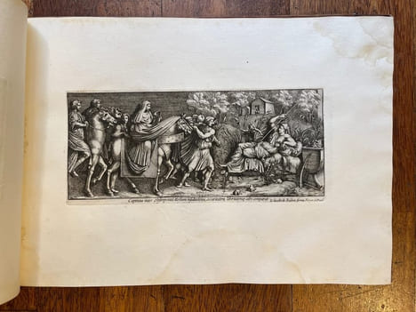 Fatti della vita di Leone X. [avec] Monocromi dagli sguinci delle finestre e dagli arazzi. [avec] Giove che fulmina li giganti.. BARTOLI Pietro Santi ...