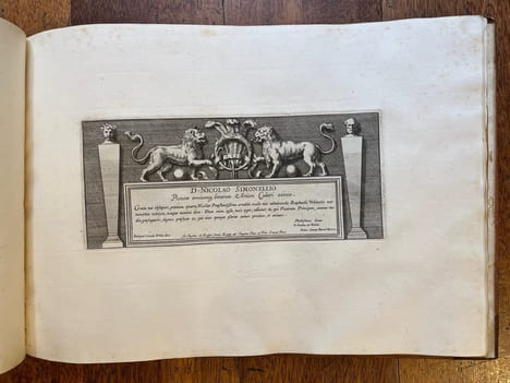 Fatti della vita di Leone X. [avec] Monocromi dagli sguinci delle finestre e dagli arazzi. [avec] Giove che fulmina li giganti.. BARTOLI Pietro Santi ...